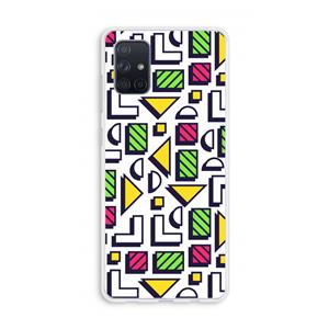 CaseCompany 8-bit N°4: Galaxy A71 Transparant Hoesje