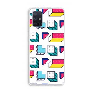 CaseCompany 8-bit N°7: Galaxy A71 Transparant Hoesje