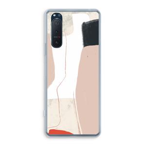 CaseCompany Lava: Sony Xperia 5 II Transparant Hoesje