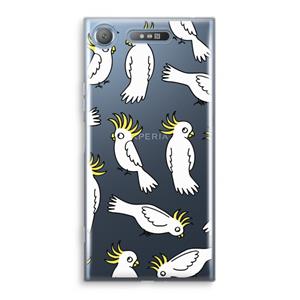 CaseCompany Papegaai: Sony Xperia XZ1 Transparant Hoesje