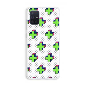 CaseCompany 8-bit N°10: Galaxy A71 Transparant Hoesje