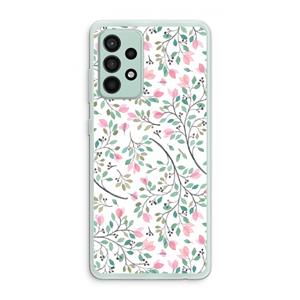 CaseCompany Sierlijke bloemen: Samsung Galaxy A52s 5G Transparant Hoesje