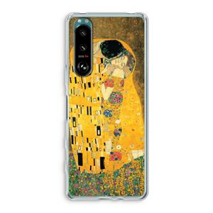 CaseCompany Der Kuss: Sony Xperia 5 III Transparant Hoesje