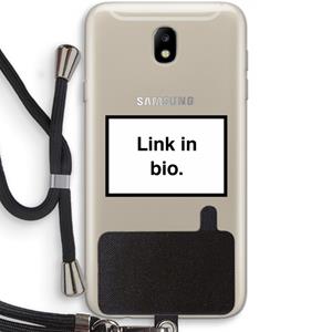 CaseCompany Link in bio: Samsung Galaxy J7 (2017) Transparant Hoesje met koord