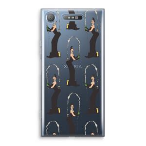 CaseCompany Pop Some Kim: Sony Xperia XZ1 Transparant Hoesje