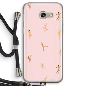 CaseCompany Dans #2: Samsung Galaxy A5 (2017) Transparant Hoesje met koord