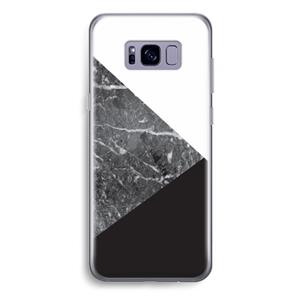 CaseCompany Combinatie marmer: Samsung Galaxy S8 Plus Transparant Hoesje