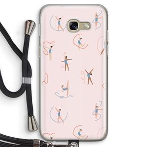 CaseCompany Dancing #3: Samsung Galaxy A5 (2017) Transparant Hoesje met koord