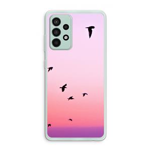 CaseCompany Fly away: Samsung Galaxy A52s 5G Transparant Hoesje