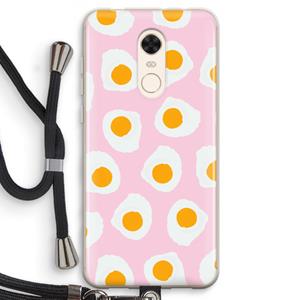 CaseCompany Dancing eggs: Xiaomi Redmi 5 Transparant Hoesje met koord