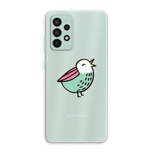 CaseCompany Birdy: Samsung Galaxy A52s 5G Transparant Hoesje