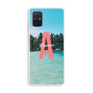 CaseCompany Pacific Dream: Galaxy A71 Transparant Hoesje