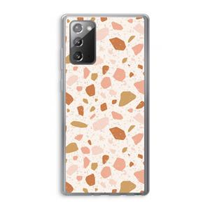 CaseCompany Terrazzo N°18: Samsung Galaxy Note 20 / Note 20 5G Transparant Hoesje