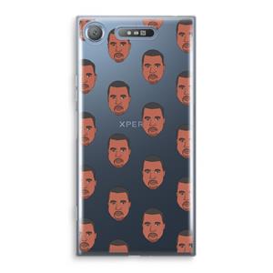 CaseCompany Kanye Call Me℃: Sony Xperia XZ1 Transparant Hoesje