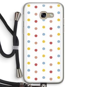 CaseCompany Bollen: Samsung Galaxy A5 (2017) Transparant Hoesje met koord