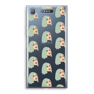 CaseCompany King Kylie: Sony Xperia XZ1 Transparant Hoesje
