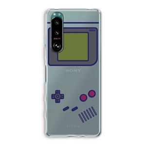 CaseCompany Game On: Sony Xperia 5 III Transparant Hoesje