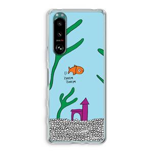 CaseCompany Aquarium: Sony Xperia 5 III Transparant Hoesje