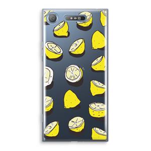 CaseCompany When Life Gives You Lemons...: Sony Xperia XZ1 Transparant Hoesje