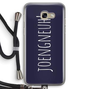 CaseCompany Joengneuh!: Samsung Galaxy A5 (2017) Transparant Hoesje met koord