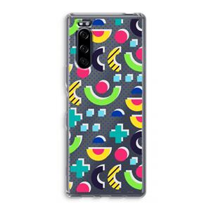 CaseCompany 8-bit N°1: Sony Xperia 5 Transparant Hoesje