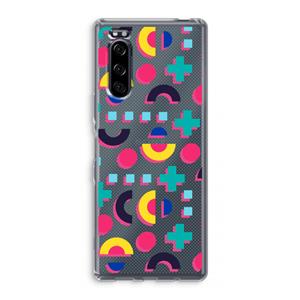 CaseCompany 8-bit N°2: Sony Xperia 5 Transparant Hoesje