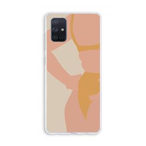 CaseCompany Bikini body: Galaxy A71 Transparant Hoesje