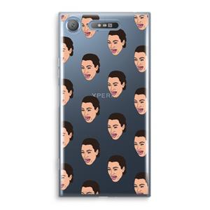 CaseCompany Ugly Cry Call: Sony Xperia XZ1 Transparant Hoesje