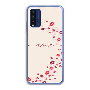 CaseCompany Kusjes: Xiaomi Redmi 9T Transparant Hoesje