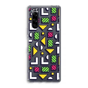 CaseCompany 8-bit N°4: Sony Xperia 5 Transparant Hoesje