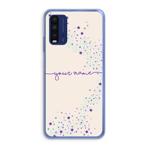 CaseCompany Sterren: Xiaomi Redmi 9T Transparant Hoesje