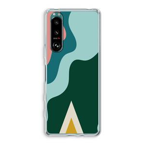 CaseCompany Noor B: Sony Xperia 5 III Transparant Hoesje