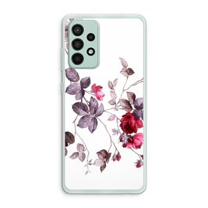 CaseCompany Mooie bloemen: Samsung Galaxy A52s 5G Transparant Hoesje