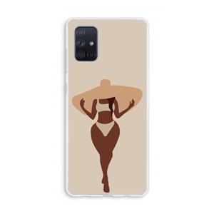 CaseCompany Let's get salty: Galaxy A71 Transparant Hoesje