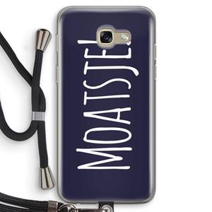 CaseCompany Moatsje!: Samsung Galaxy A5 (2017) Transparant Hoesje met koord