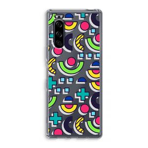 CaseCompany 8-bit N°6: Sony Xperia 5 Transparant Hoesje