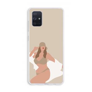 CaseCompany One of a kind: Galaxy A71 Transparant Hoesje