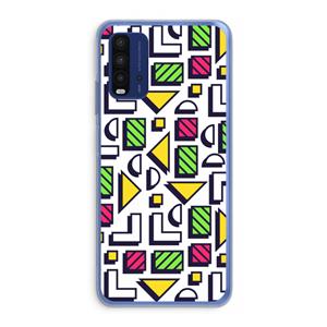 CaseCompany 8-bit N°4: Xiaomi Redmi 9T Transparant Hoesje