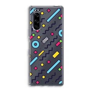 CaseCompany 8-bit N°8: Sony Xperia 5 Transparant Hoesje