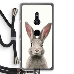 CaseCompany Daisy: Sony Xperia XZ2 Transparant Hoesje met koord