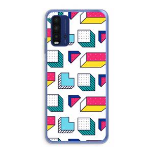 CaseCompany 8-bit N°7: Xiaomi Redmi 9T Transparant Hoesje