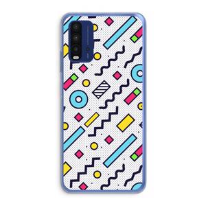 CaseCompany 8-bit N°8: Xiaomi Redmi 9T Transparant Hoesje