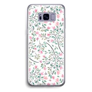 CaseCompany Sierlijke bloemen: Samsung Galaxy S8 Plus Transparant Hoesje