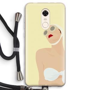 CaseCompany Summer: Xiaomi Redmi 5 Transparant Hoesje met koord