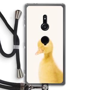 CaseCompany Duke: Sony Xperia XZ2 Transparant Hoesje met koord