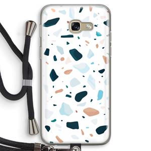 CaseCompany Terrazzo N°13: Samsung Galaxy A5 (2017) Transparant Hoesje met koord