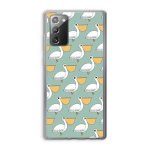 CaseCompany Pelican: Samsung Galaxy Note 20 / Note 20 5G Transparant Hoesje