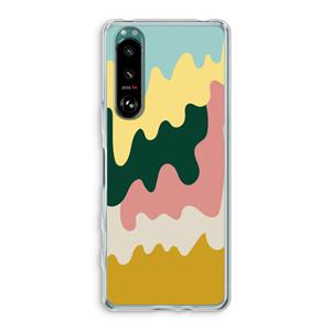 CaseCompany Baar B: Sony Xperia 5 III Transparant Hoesje