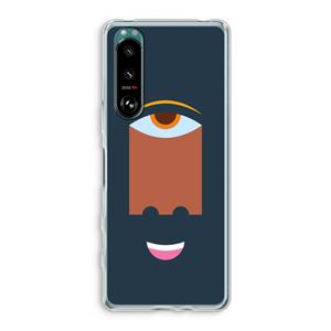 CaseCompany Mono M: Sony Xperia 5 III Transparant Hoesje