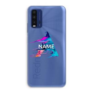 CaseCompany Abstract Spectrum: Xiaomi Redmi 9T Transparant Hoesje